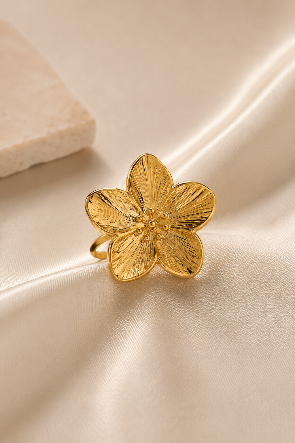 Bague Golden Flower