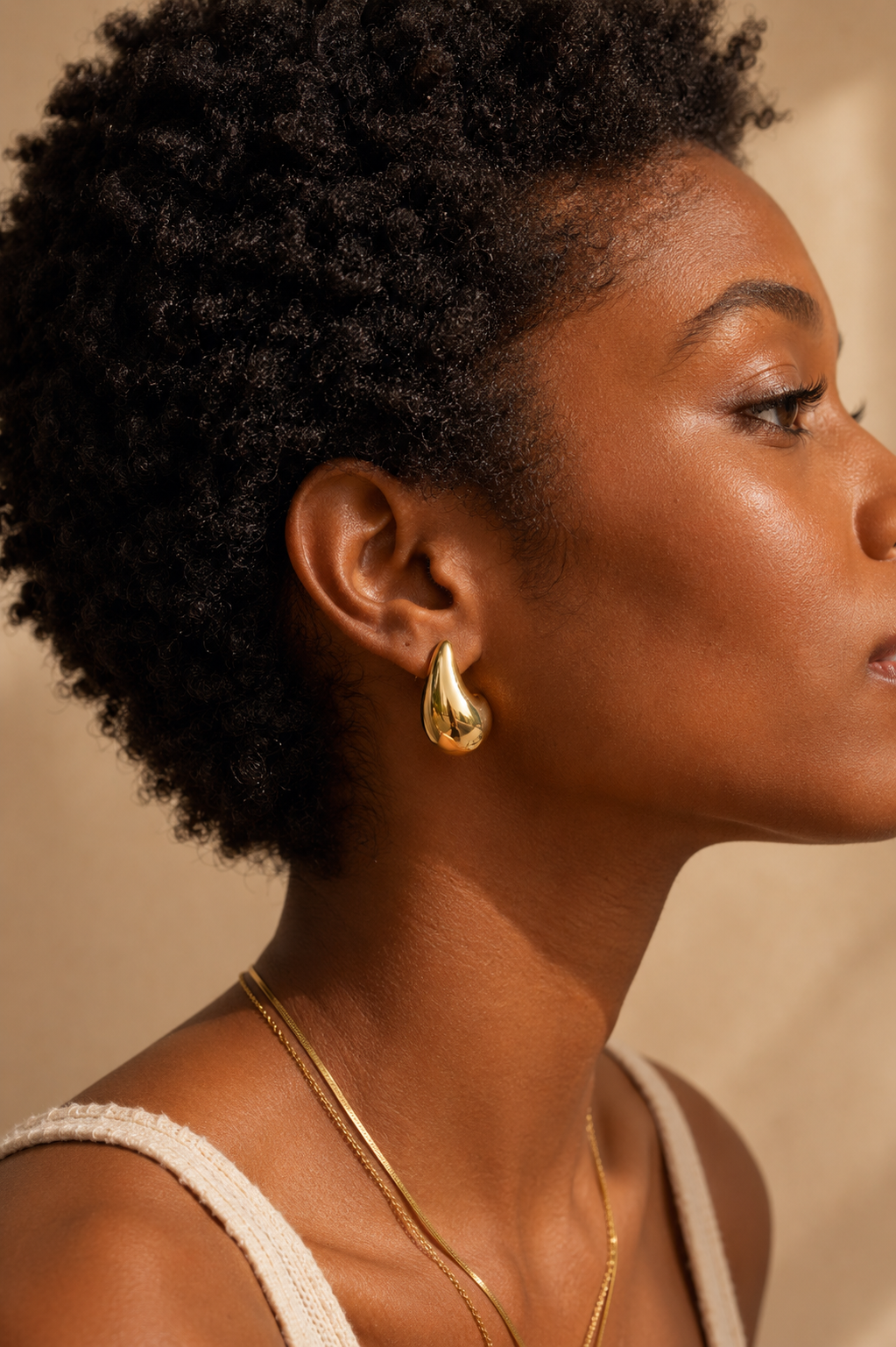 Boucles d'oreilles goutte d'eau