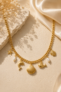 Collier breloque océan 2