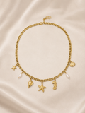 Collier breloque océan 1